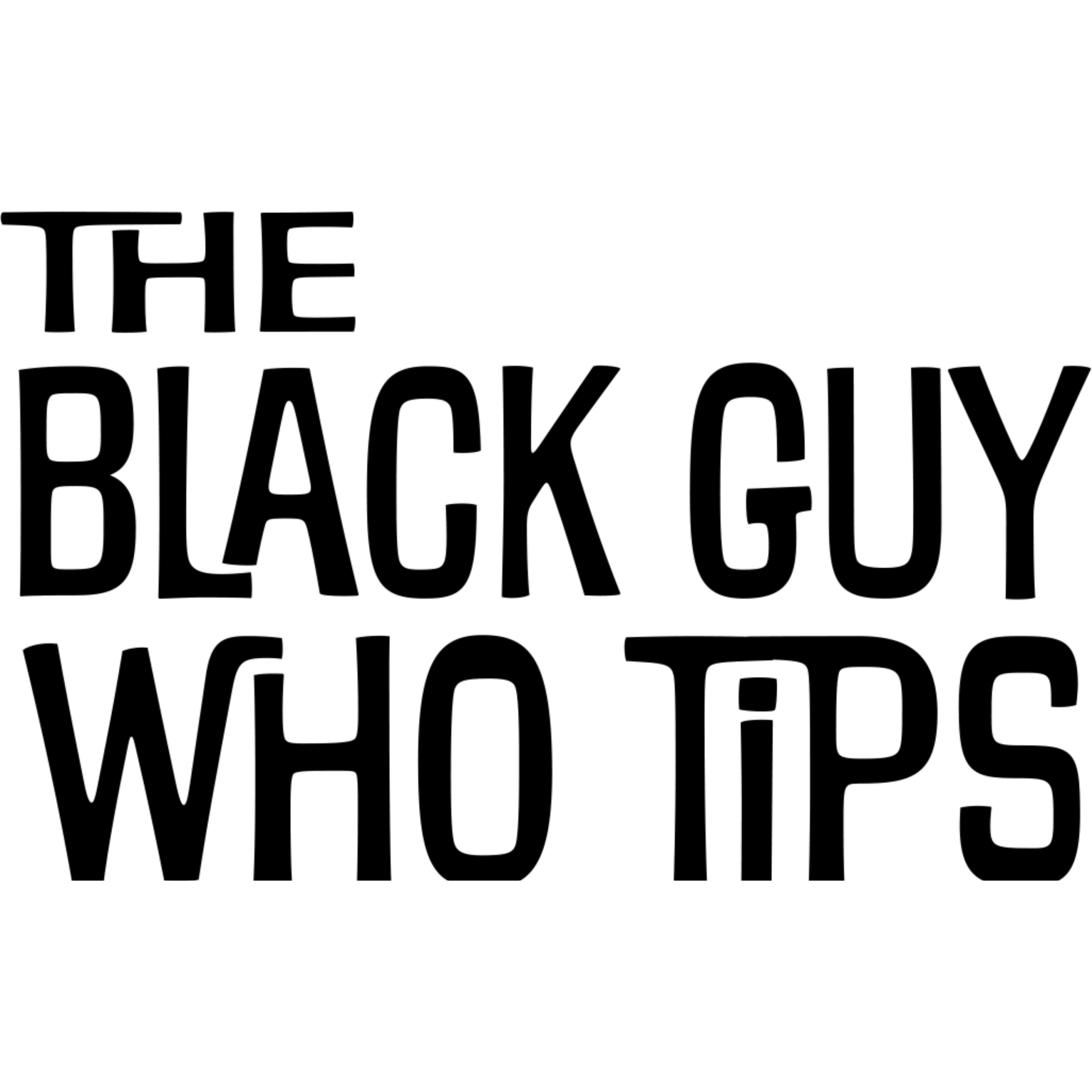 The Black Guy Who Tips podcast cover art — Inflection Point Entertainment