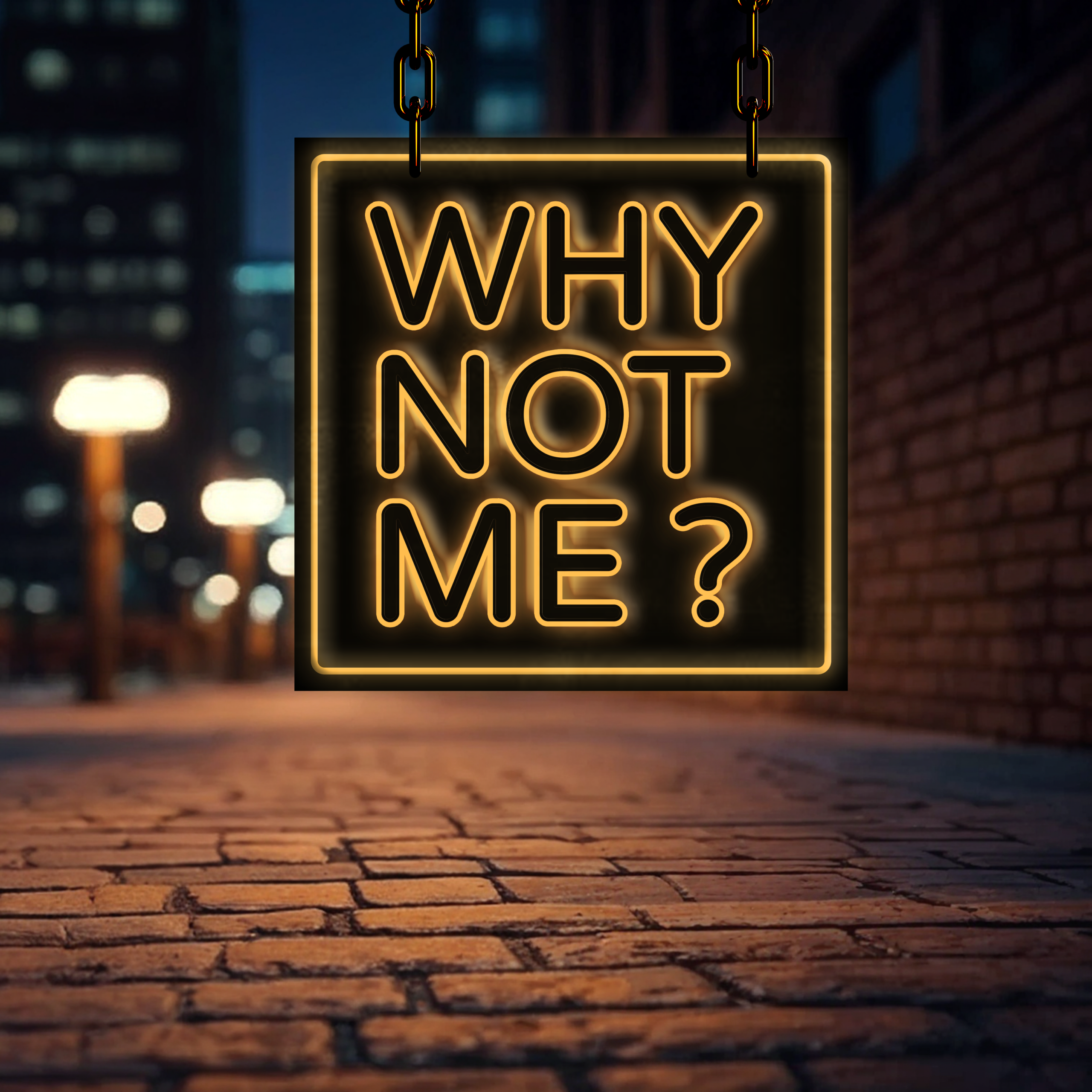 Why Not Me podcast cover art — Inflection Point Entertainment